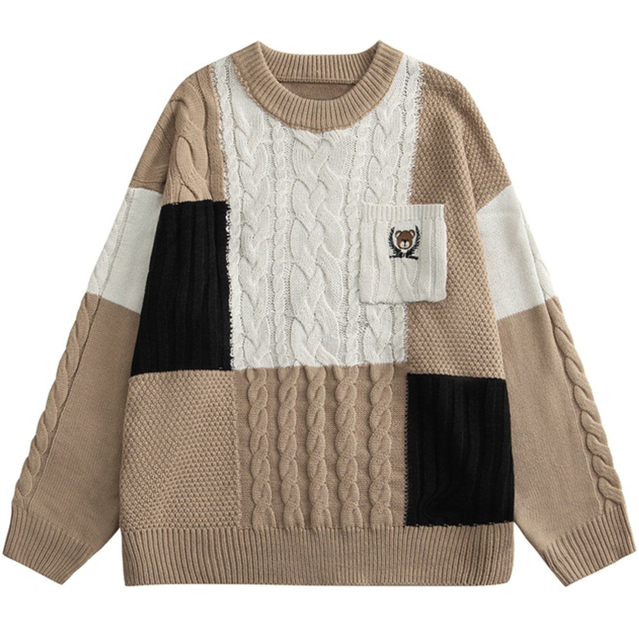 Talishko™ – Color Block Pattern Sweater