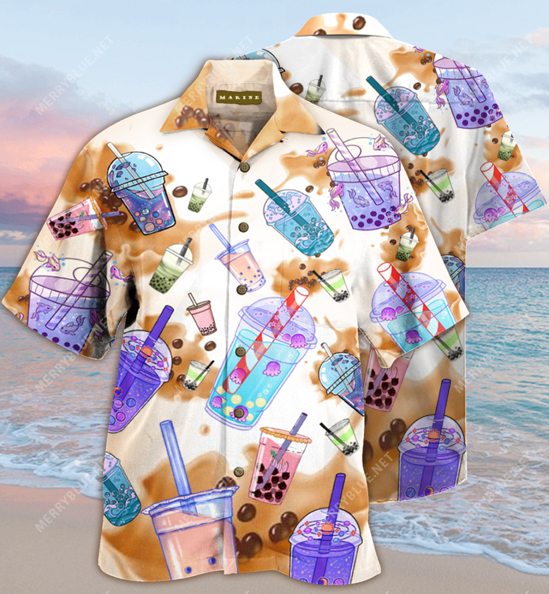 Amazing Bubble Tea Unisex Hawaii Shirt Ha35116