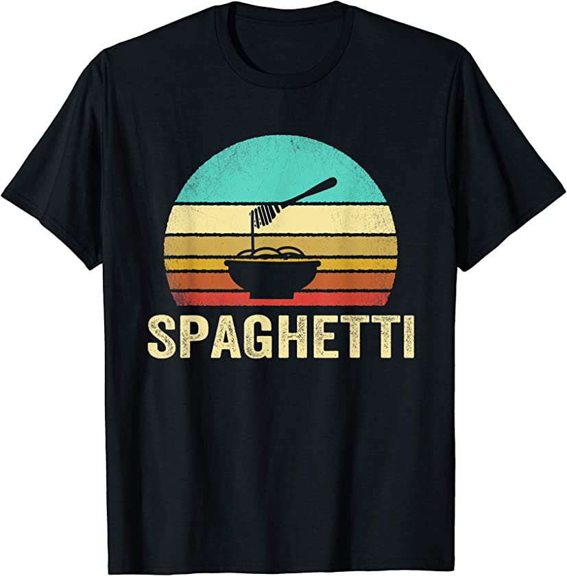 Vintage Spaghetti Shirt Sunset