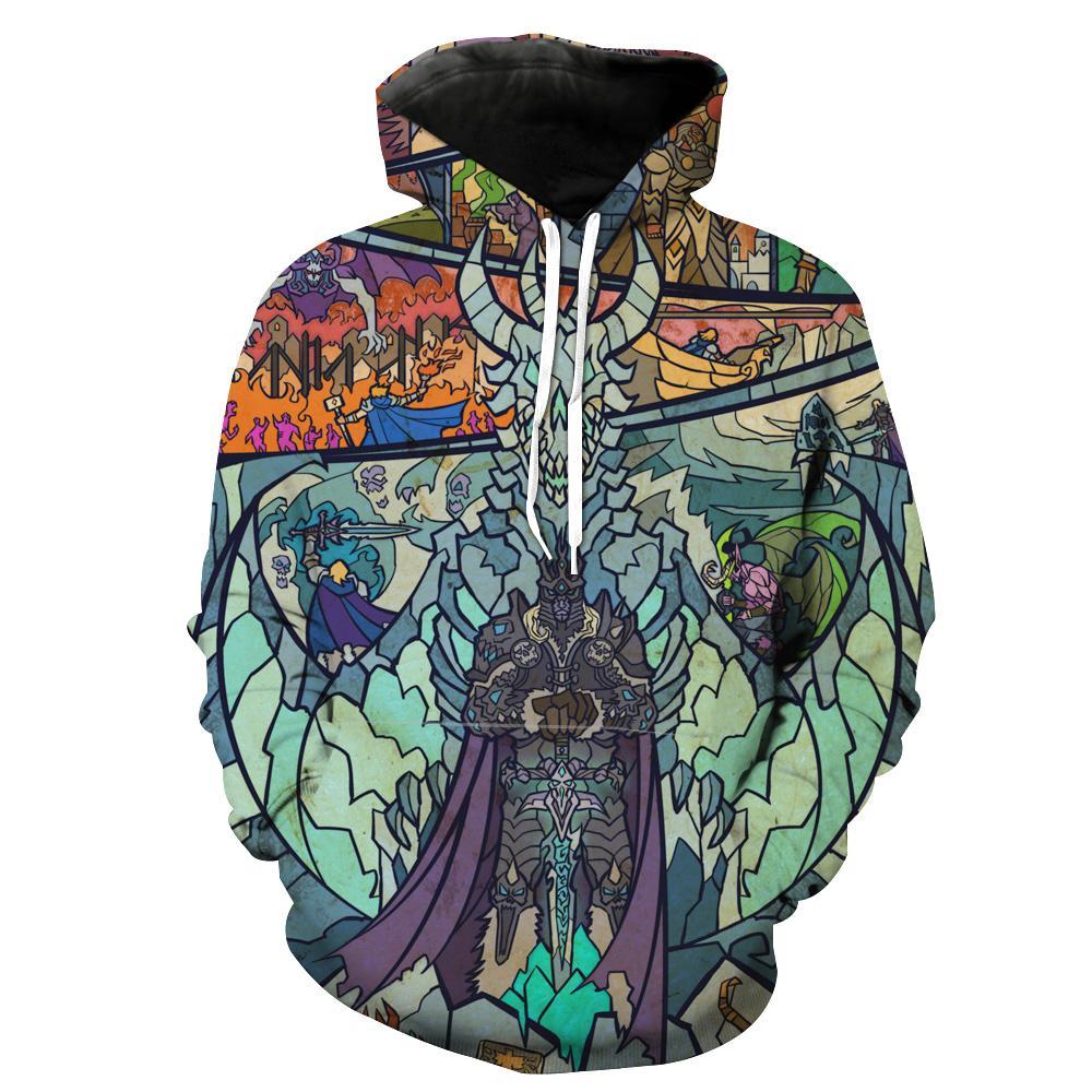 World of Warcraft Lich King Hoodies – Pullover  Epic WoW Lich King Hoodie