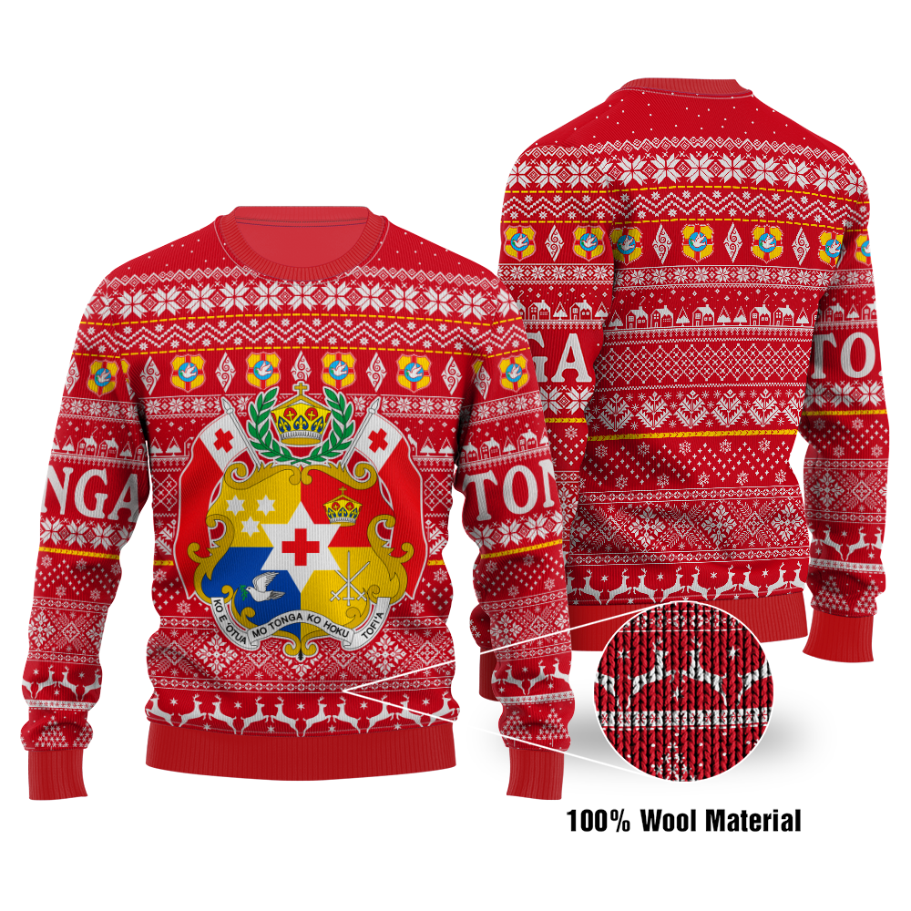 Tonga Ugly Christmas Wool Sweater