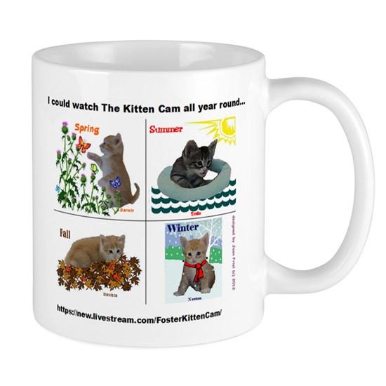 Scientist Kittens As The Four Seasons Mug