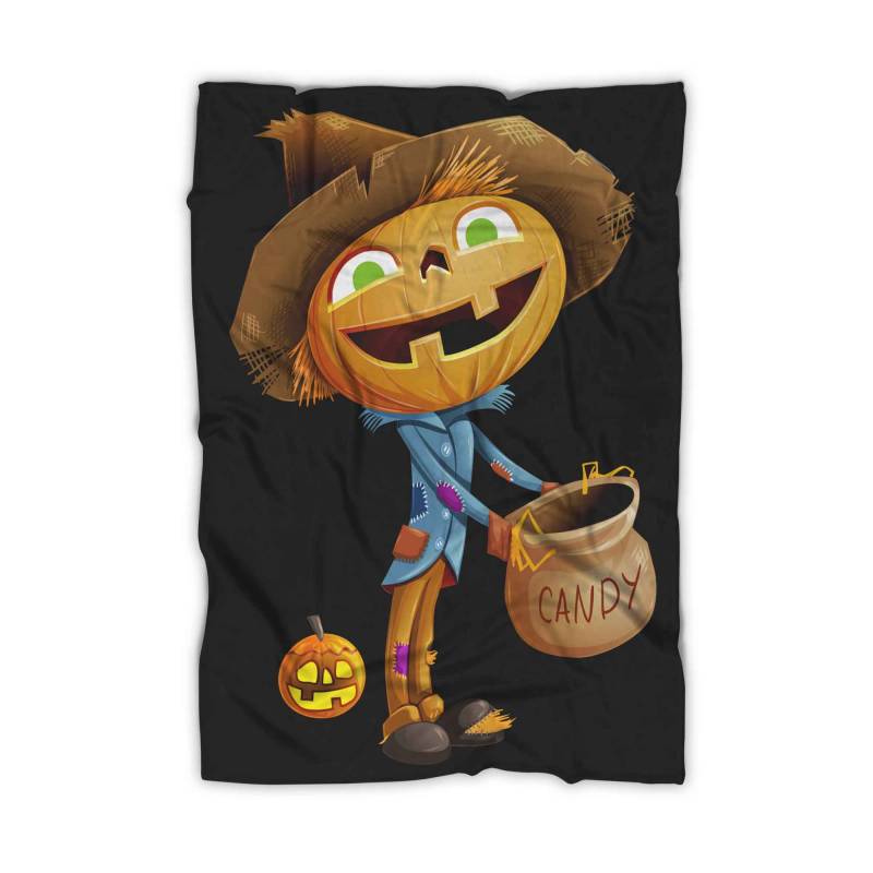 Halloween Scarecrow Poster Blanket