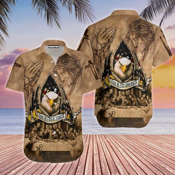 God Bless America Hawaii Shirt For Men Women Ha20754