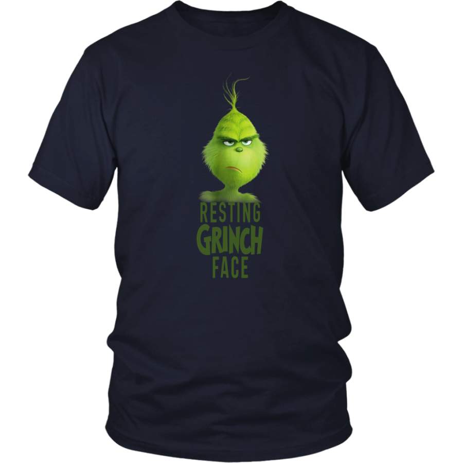 Dr. Seuss The Grinch Resting Grinch Face T-shirt - ReadingLLC