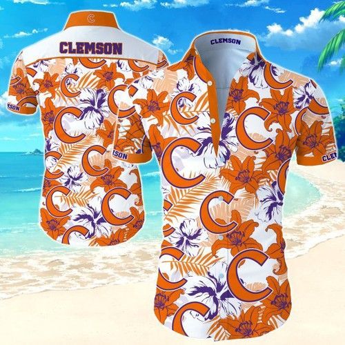 Clemson Tigers Hawaiian  Shirt