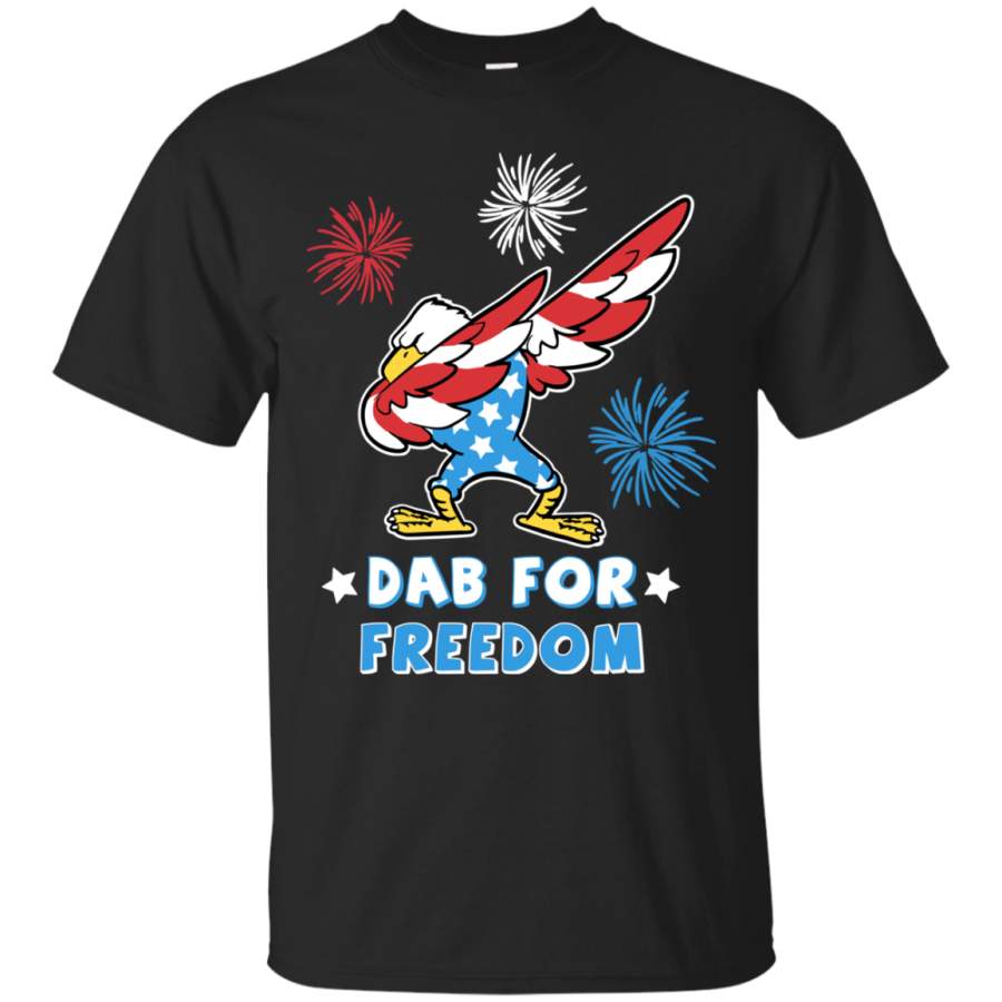 AGR Dab For Freedom, American Independence Cotton T Shirt