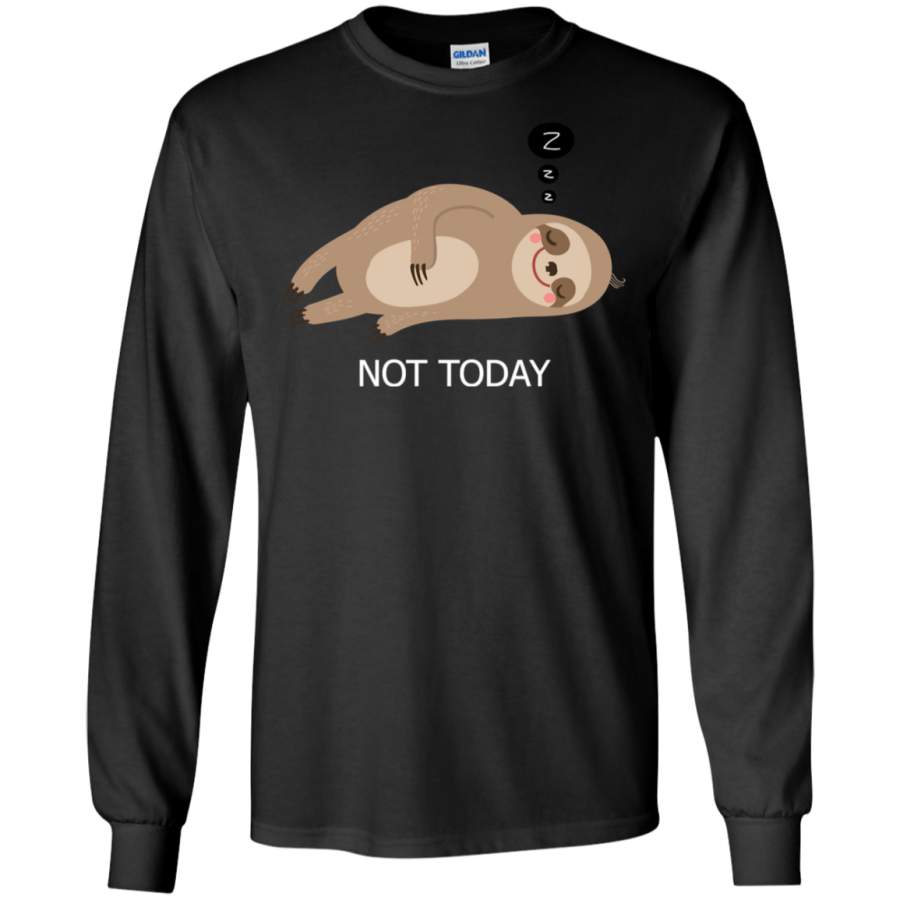 AGR Cute Sloth Dreaming Shirt Long Sleeve T-Shirt