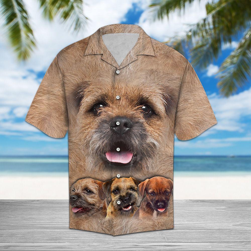 Border Terrier Great Hawaii Shirt For Hawaii Aloha Ha13349