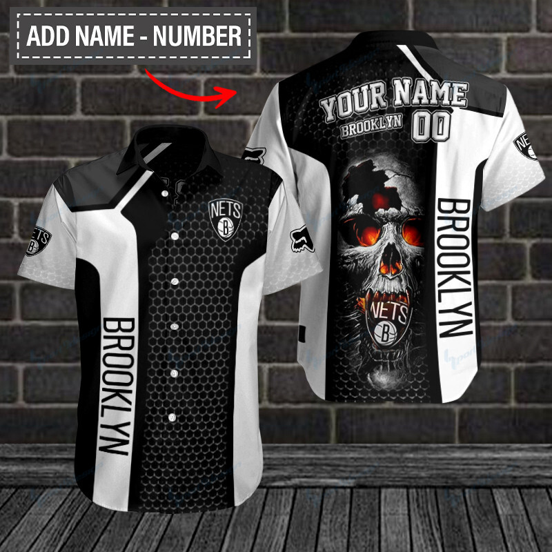 Brooklyn Nets Personalized Button Shirts Bg13