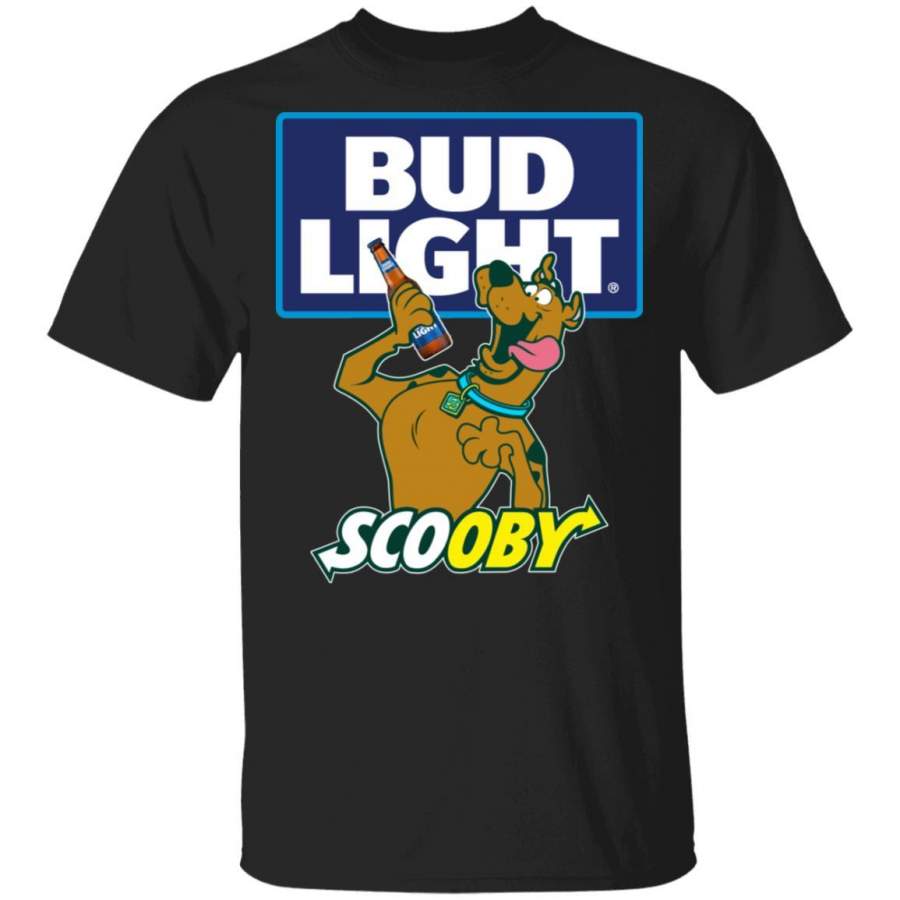 Scooby Doo Drinking Bud Light TShirt Beer Tee MT05 Redditprint NDP Store