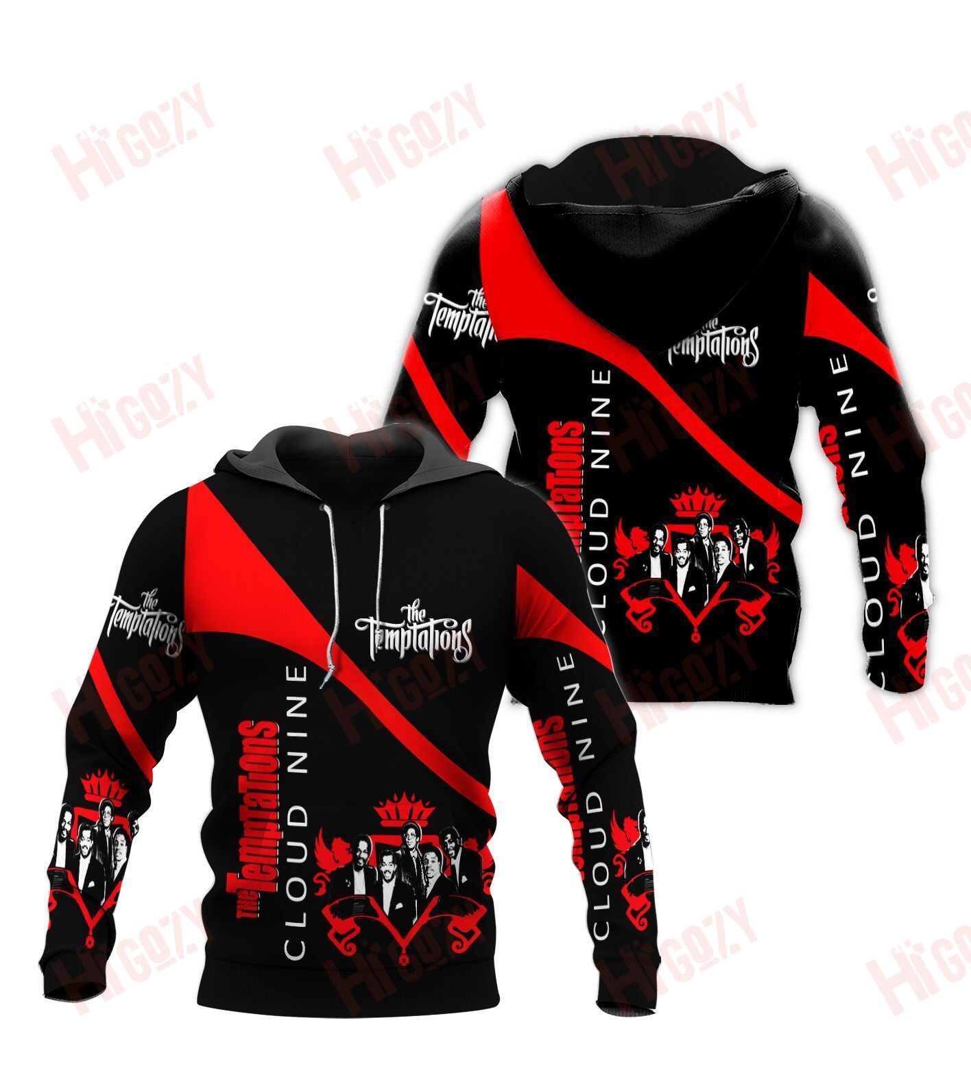 The Temptations Band Hoodie 3D – V737