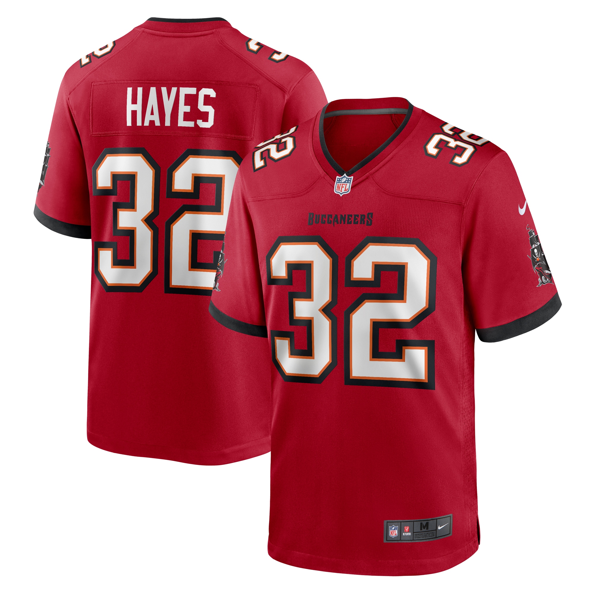 Josh Hayes Tampa Bay Buccaneers Game Jersey – Red