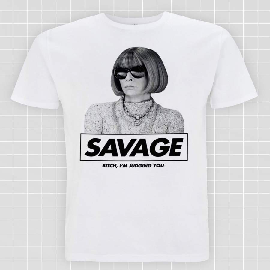 Anna Wintour Savage T-shirt Vogue Blogger Funny Tee Hipster Indie Fashion Top