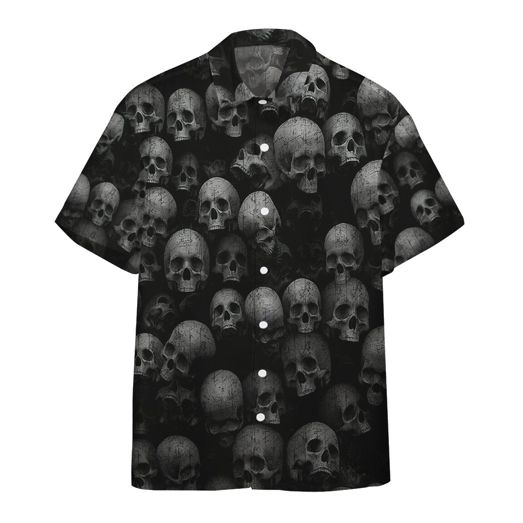 Skull Aloha Hawaii Shirts For Men Women Ha22464