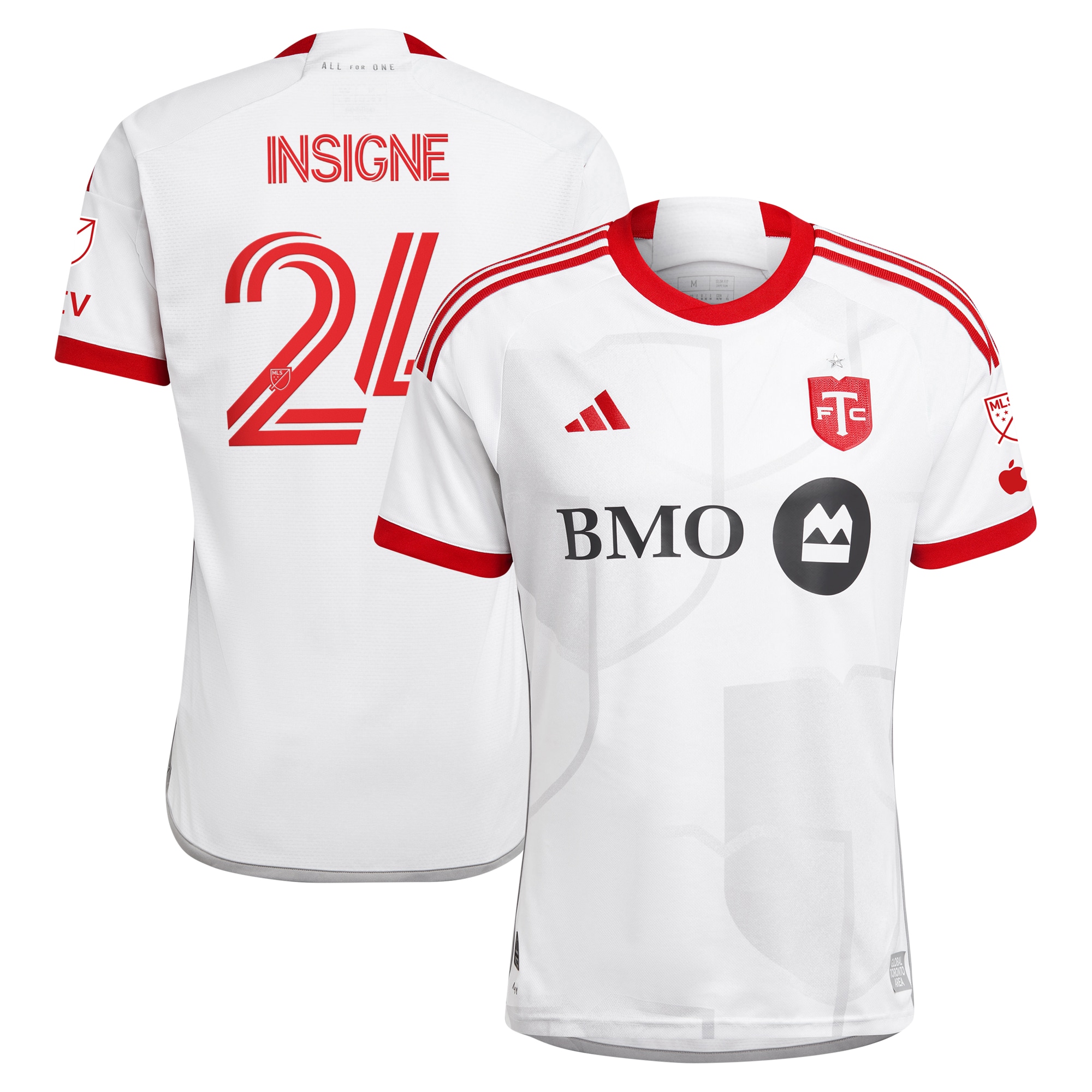 Lorenzo Insigne Toronto FC 2024 GTA Kit Authentic Player Jersey  White