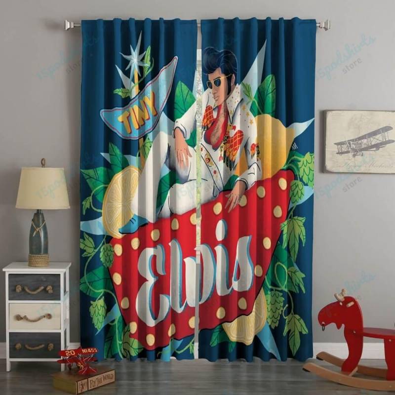 3D Printed Elvis Presley Style Custom Living Room Curtains