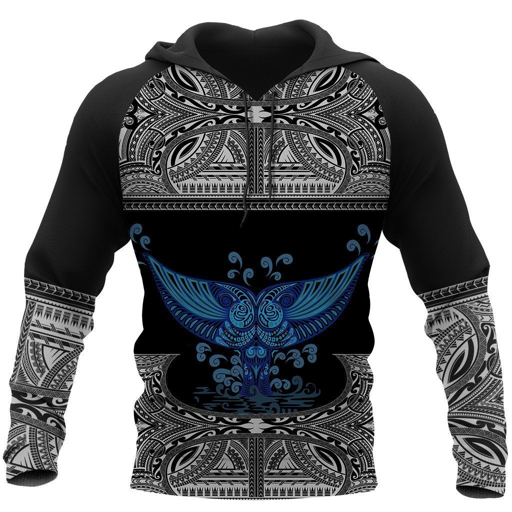 Polynesian Tattoo Hoodie Whale Tail Nvd1359 Adult 3D All Over Print, 3D Hoodie For Men & Women