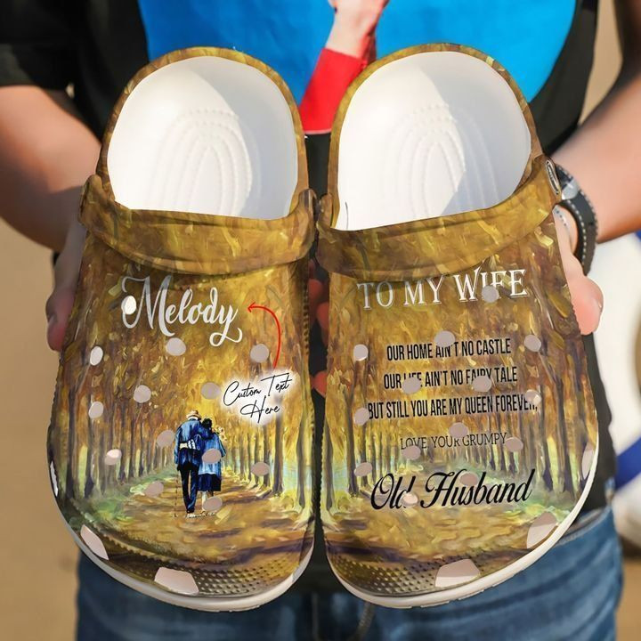 Family Personalized To My Wife Classic Clogs Shoes