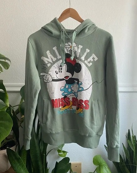 Disney Paris Green Mini Mouse   Miss Boss there  s only one   Hoodie Sweater Outfit  For Men  For Women