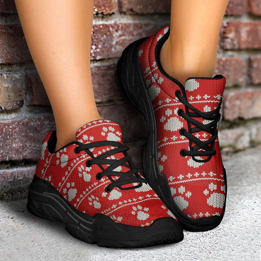 Ugly Christmas Paw Chunky Sneaker