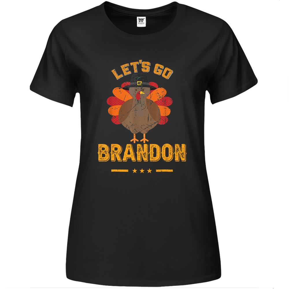 Let’S Go Brandon Thanksgiving Premium Womens T Shirts