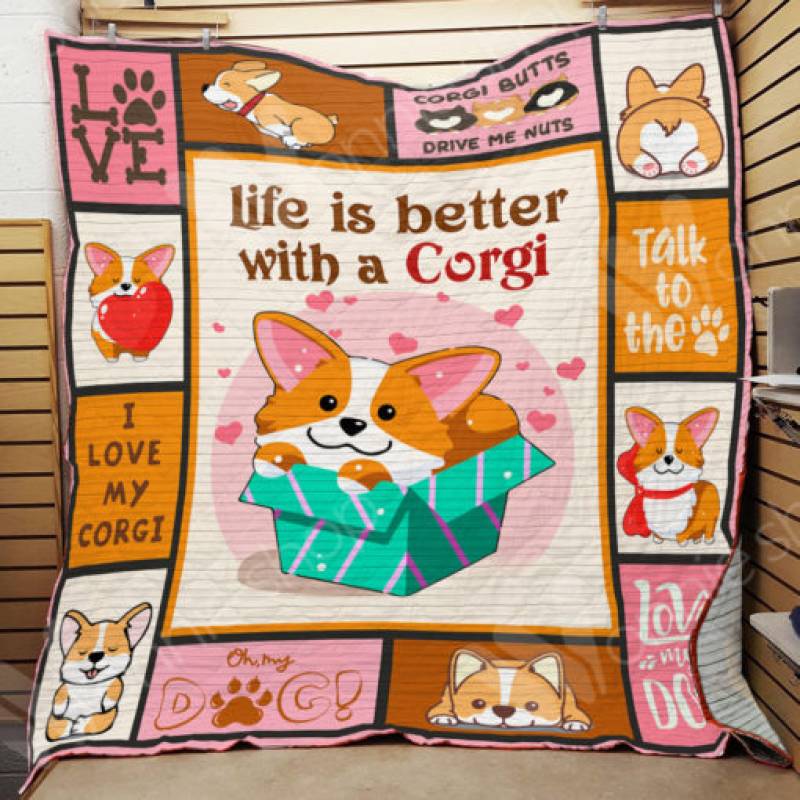 Corgi Dog Blanket NOV0102 67O43