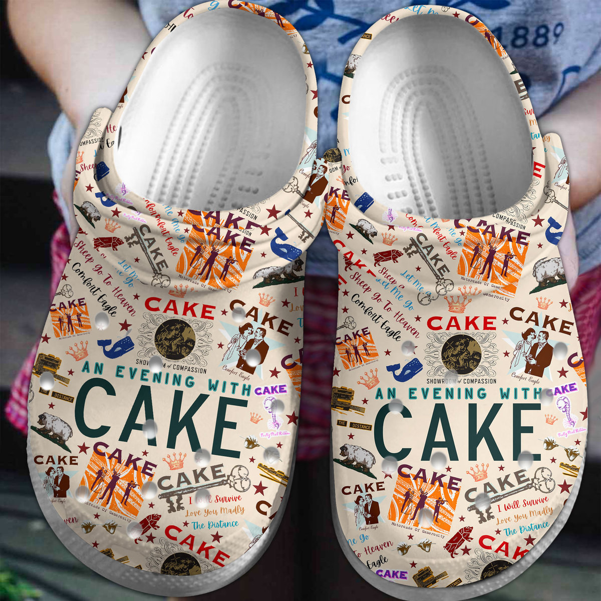 Cake Crocss Clogs For Men Women And Kid Vchieco5