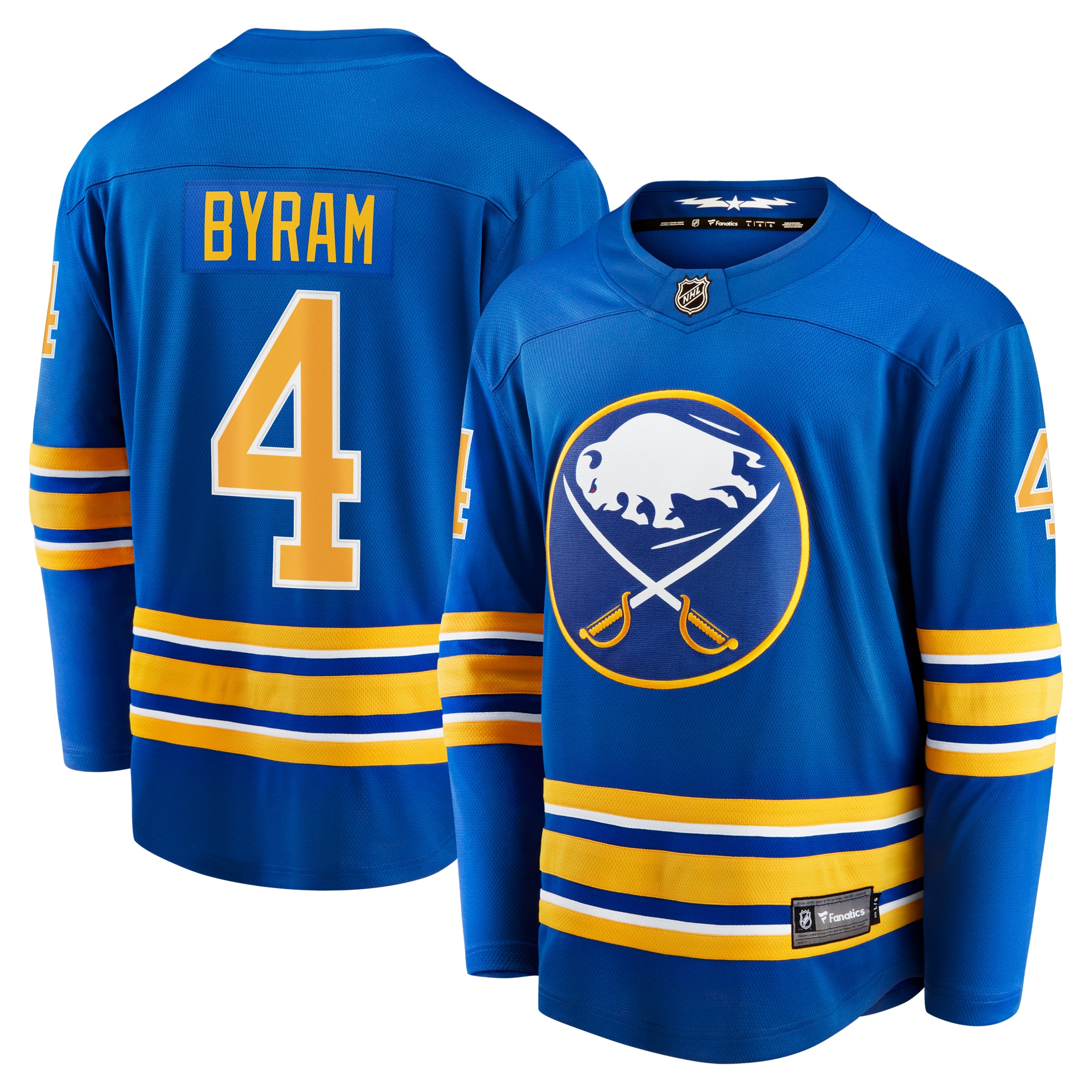 Bowen Byram Buffalo Sabres Branded Home Breakaway Jersey – Royal