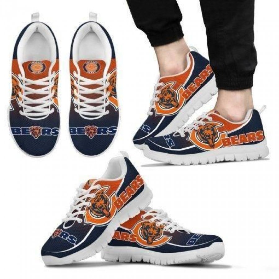 Chicago Bears White Sneakers