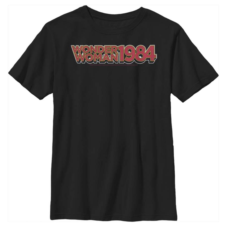 Wonder Woman 1984 Boy’s Retro WW Logo  T-Shirt