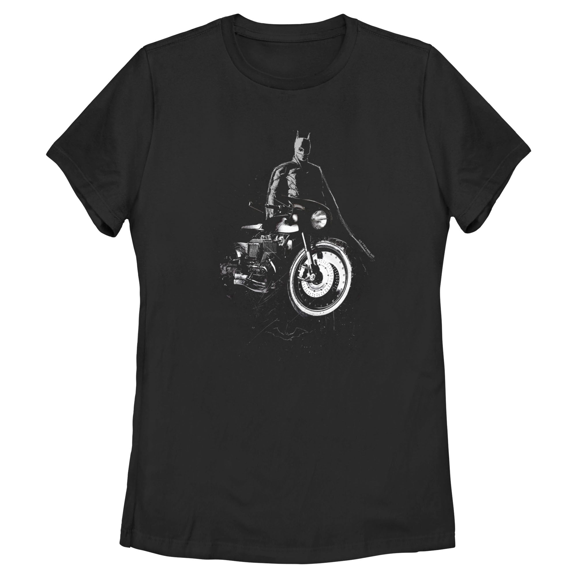 Women’S The Batman Batcycle In The Shadows T-Shirt