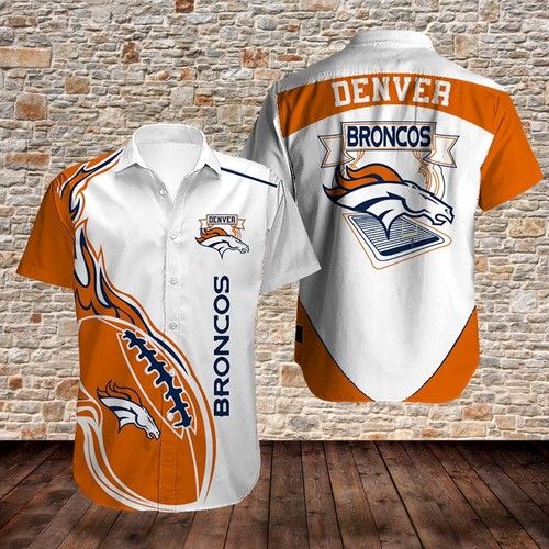 Denver Broncos Hawaiian Shirt