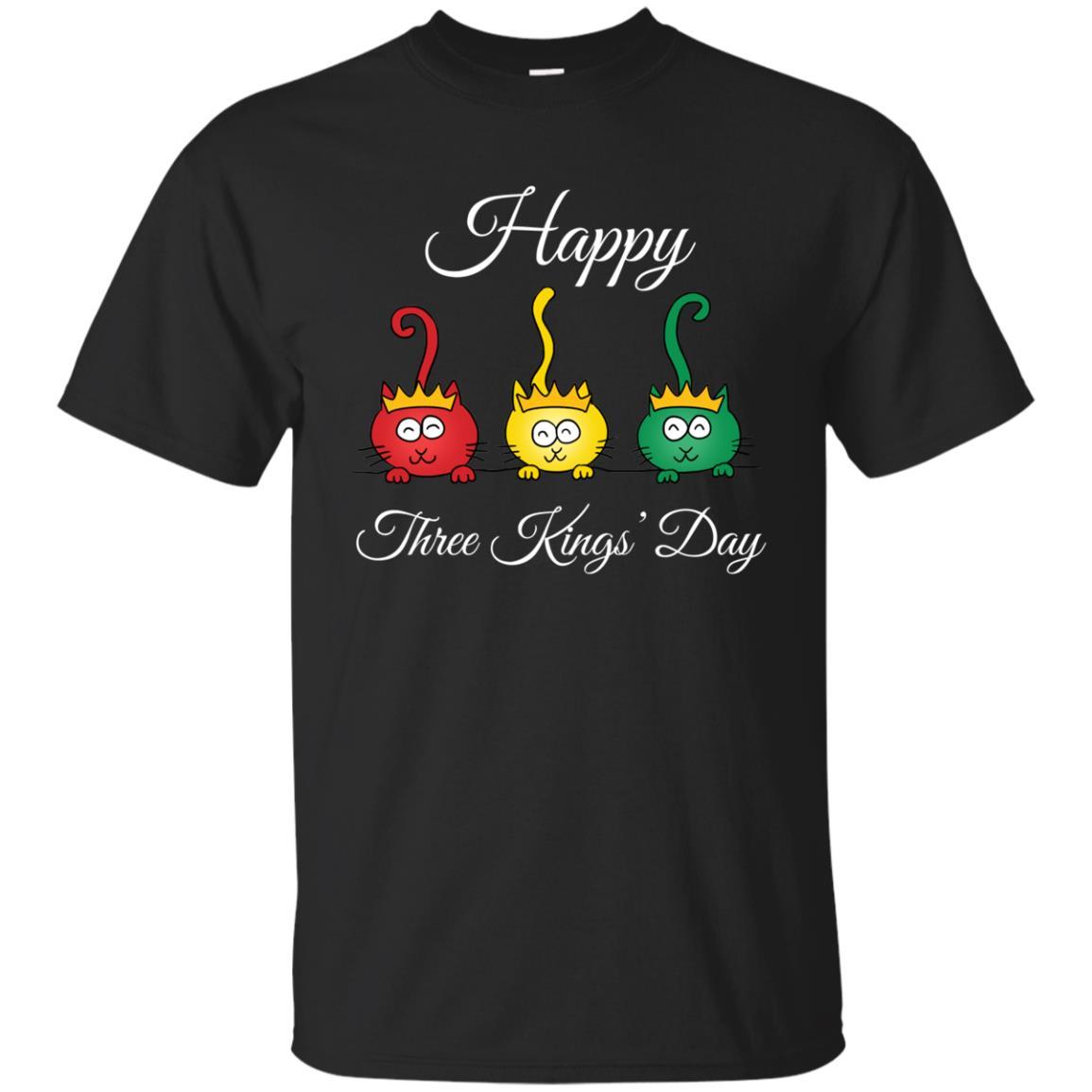 Three Kings’ Day Cat Tshirt For Kitten Lover