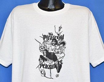 90s Pirates Of Penzance Peddie School Theater Machine T-shirt X Vintage Tee 5301