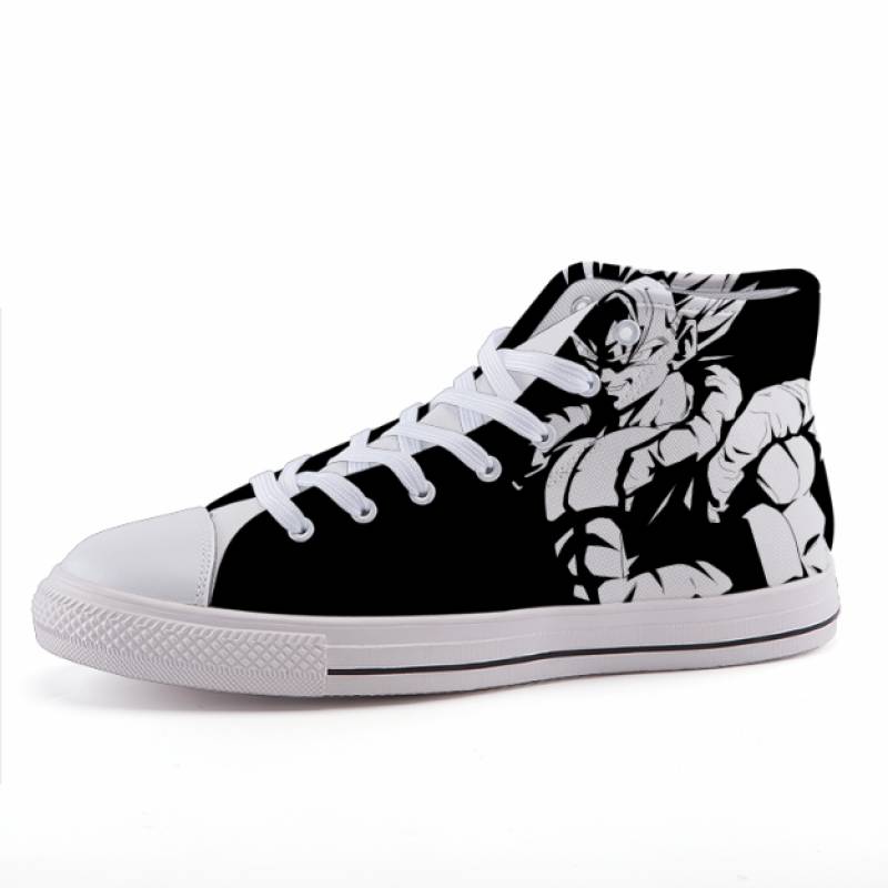 Dragon Ball Gogeta Monotone Theme Cool Sneaker Shoes
