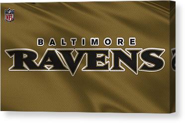 8 Baltimore Ravens Uniform Joe Hamilton Canvas Print