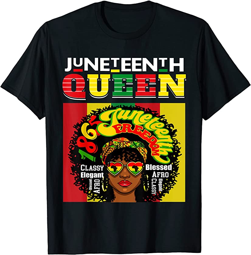 Juneteenth Queen,Freedom Juneteenth,Black Queen T-Shirt