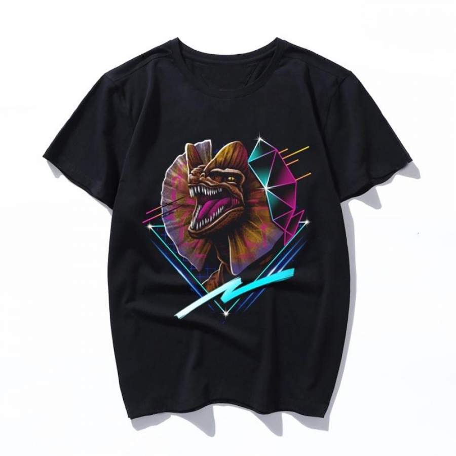 rad dilophosaurus Cartoon T Shirt Women men Kawaii Tshirt Fashion Clothes Streetwear Vintage Harajuku Kawaii T-Shirt