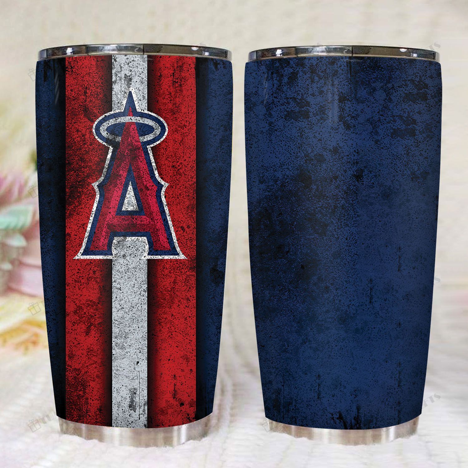 Los Angeles Angels Baseball Grunge Style 20Oz Stainless Steel Tumbler