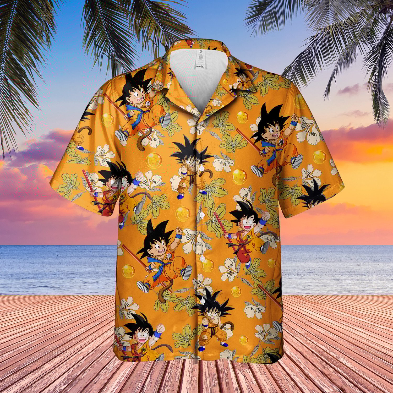 Gk Db Pattern Hawaii Shirt