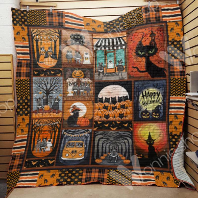 Cat Halloween Blanket SEP1102 85O35