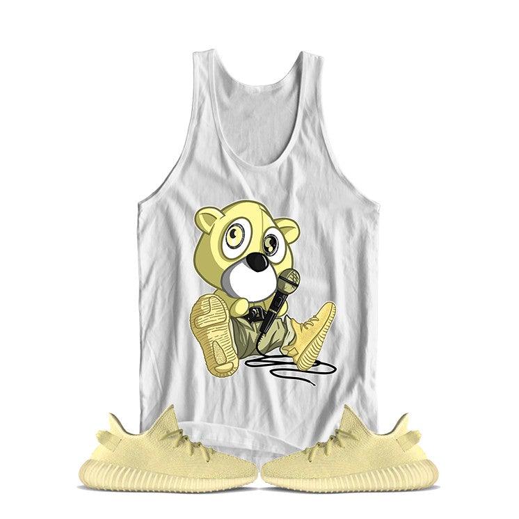 Yellow Yeezy Boost 350 V2 “White” Tank Top (Bearzzy)