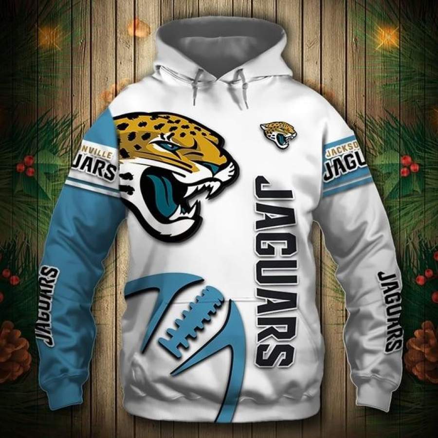 Jacksonville Jaguars Zigzag Casual 3D Hoodie