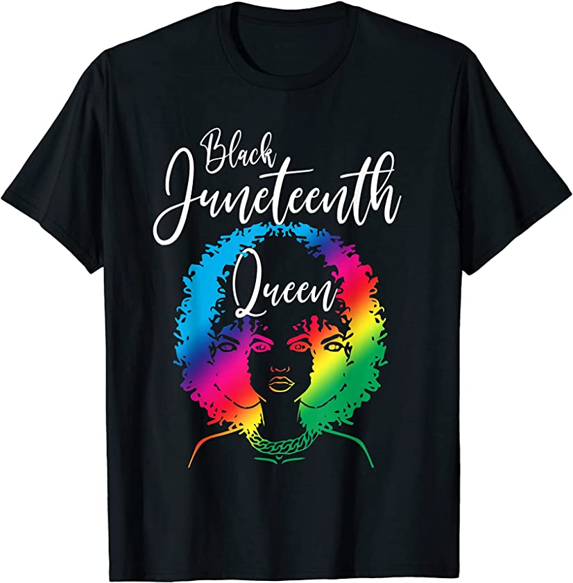 Queen of Juneteenth Black Girl Melanin Cute Toddler Girls T-Shirt