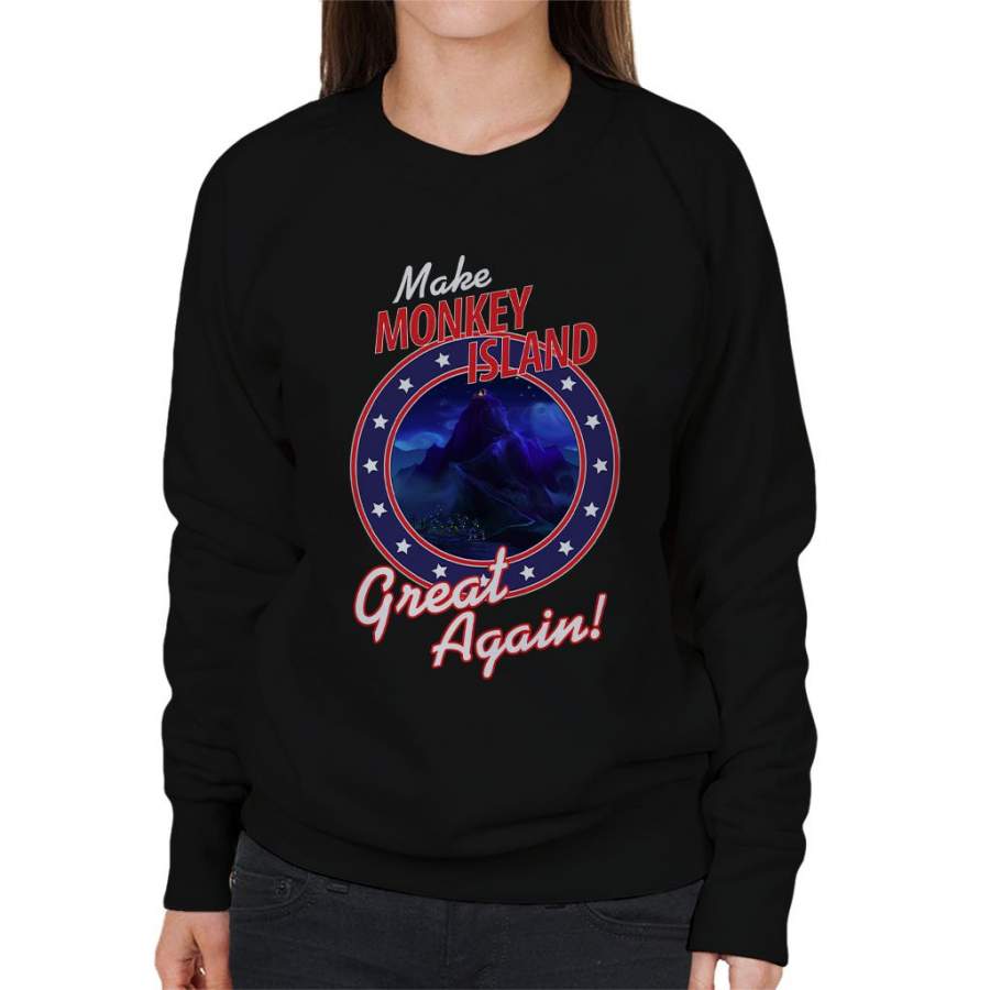 Make Monkey Island Great Again Women’s Sweatshirt