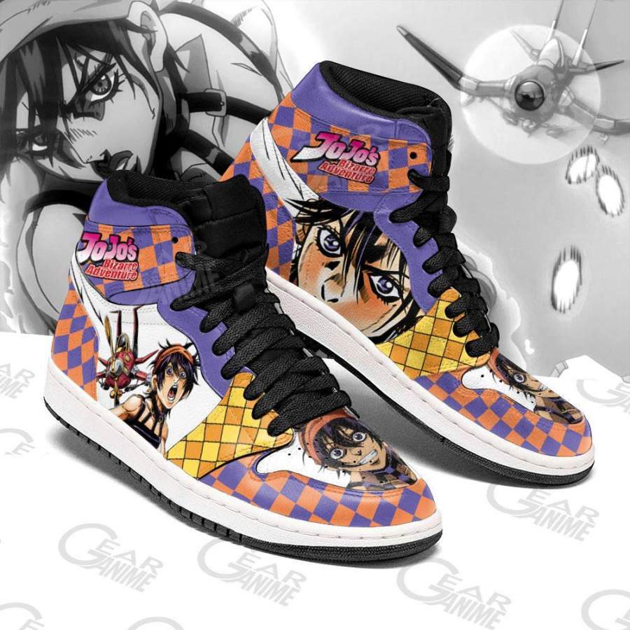 JoJo’s Bizarre Adventure Jordan Sneakers Narancia Ghirga Anime Shoes
