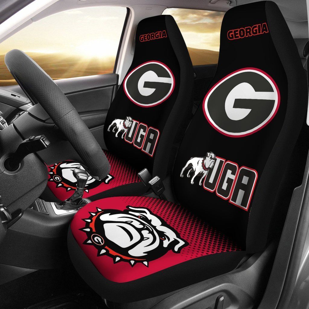 Georgia Bulldogs Car Seat Covers (Set Of 2)