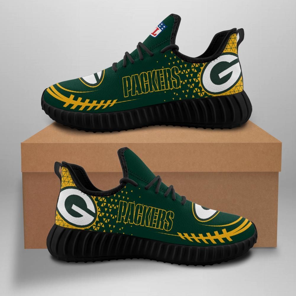 Green Bay Packers Custom Shoes Sport Sneakers Yeezy Boost