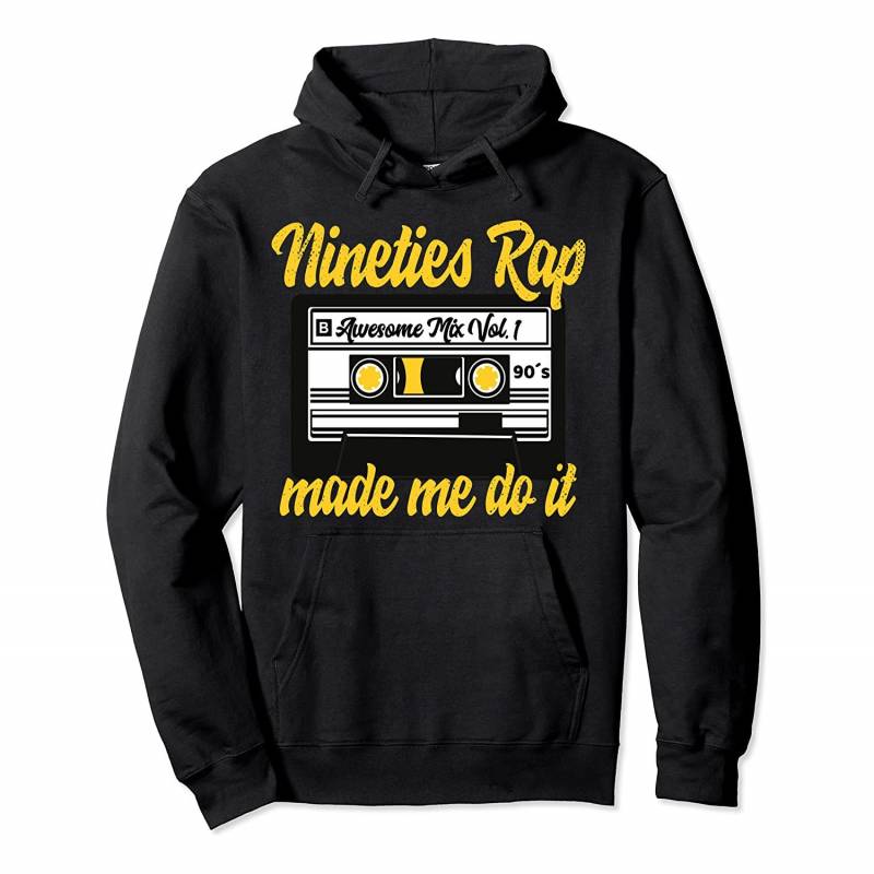 90s Hip Hop Cool Old School Nineties Hip-Hop Rap Fan Gift Pullover Hoodie